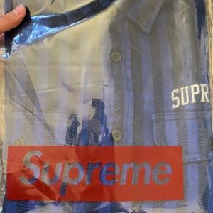 Supreme stripe Heavyweight Flannel Shirt